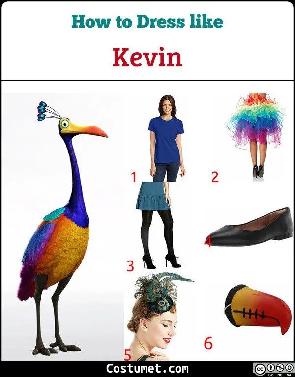 an image of how to dress like kevin from the movie birds of prey costume