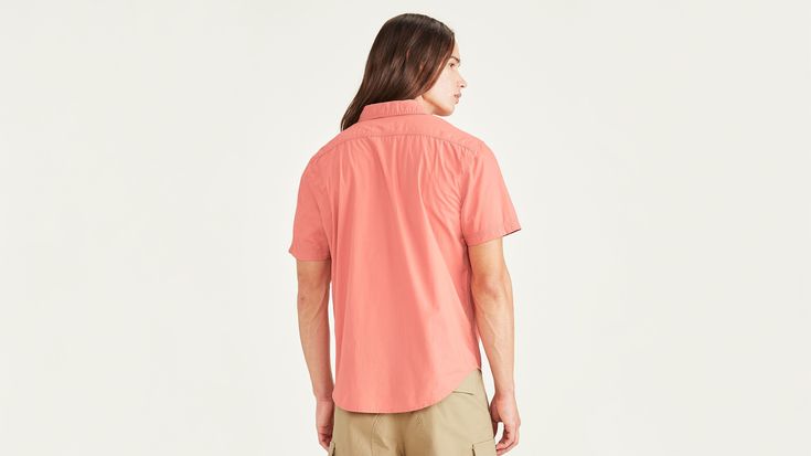 Our utilitarian twist on a staple, this Utility Shirt is a short-sleeve button-up you can take anywhere. We made it in extra durable, tear-resistant ripstop cotton, made the buttons bigger, added pockets and made it moisture-wicking. A short-sleeved shirt designed to be able to take outside — for real Bigger, tonal but Utility Shirt, We Made It, Short Sleeve Button Up, For Real, Made It, Moisture Wicking, Shirt Designs, Button Down Shirt, Button Up