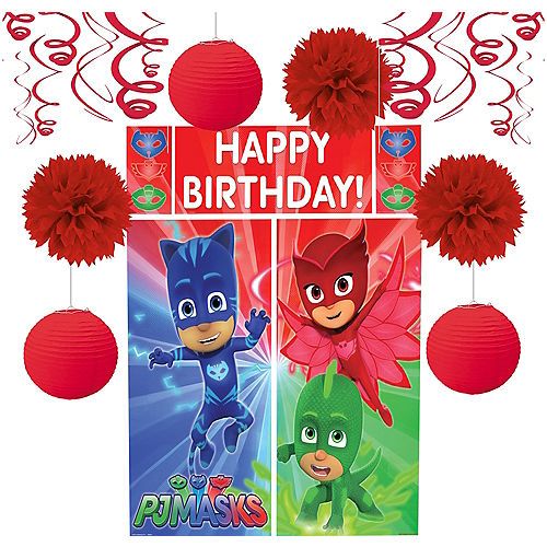 the pj masks birthday decorationating kit