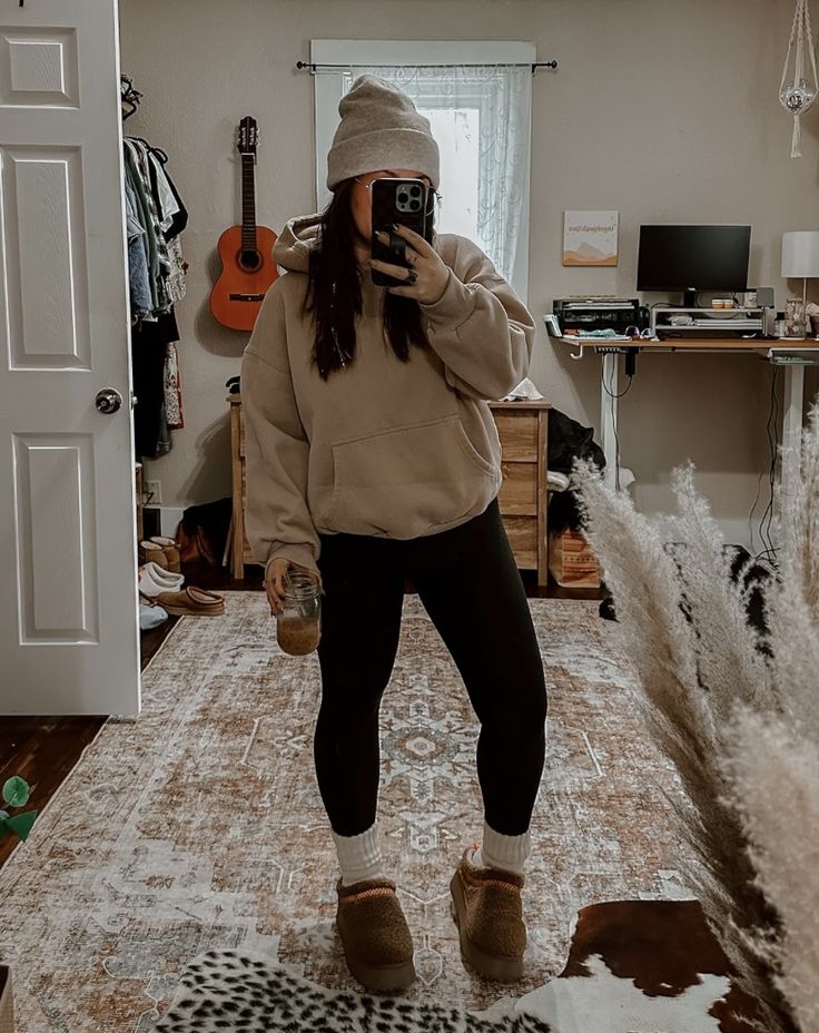 Follow for everyday outfit ideas! ♡︎ IG + TT: @theohiogirljaz casual outfit, everyday casual outfit, neutral outfit, everyday outfit inspo, comfy casual style, outfit ideas, easy outfit, casual outfit ideas, stay at home style, everyday style, everyday outfit, everyday casual style, work from home outfit, 2023 trendy outfit, mom style, mom outfit inspo, stay at home mom outfit, mom fashion, winter outfit inspo, cold weather outfit, puffer vest, casual winter outfits, black sweater outfit, sweater dress outfit, beanie outfit, sweater outfits, winter outfits 2023, layering outfits, cold outfits, cute winter outfits, christmas outfits, Christmas party outfits, winter outfit, winter outfits, winter style, Uggs outfit, mode hivernale, casual dinner outfit, cozy style, comfy style, lounge Cold Weather Outfits With Beanie, Comfy But Cute Winter Outfits, Negative Weather Outfit, Work From Home Winter Outfits, Simple Christmas Outfits Casual, Ugh Boots Outfit Fall, Cold Casual Outfit, Washington State Outfits, Snowday Outfit