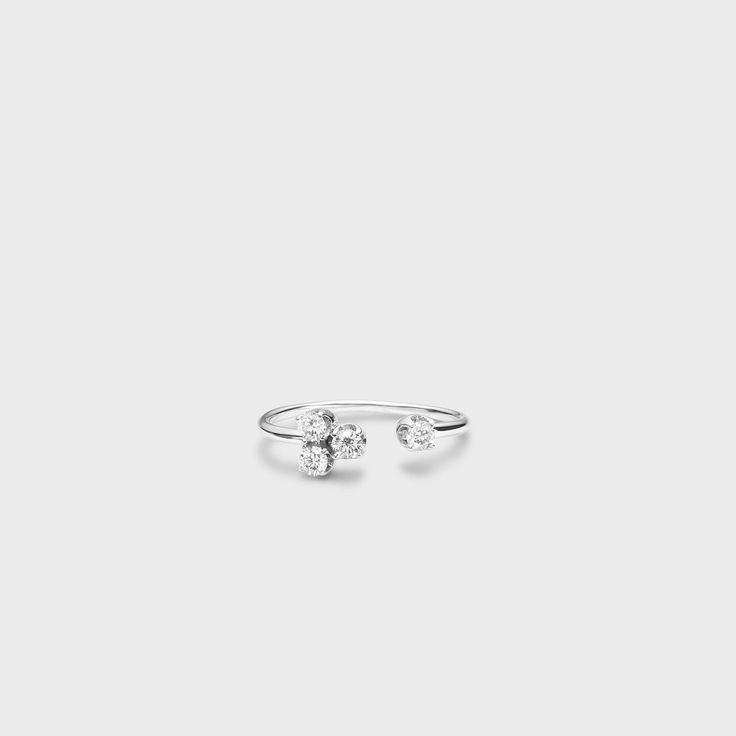 The Olivia Ring - The Clear Cut Collection Natural Diamond Ring, Open Ring, Women Rings, Natural Diamonds, Diamond Ring, Every Day, Stud Earrings, Engagement Rings, Ring