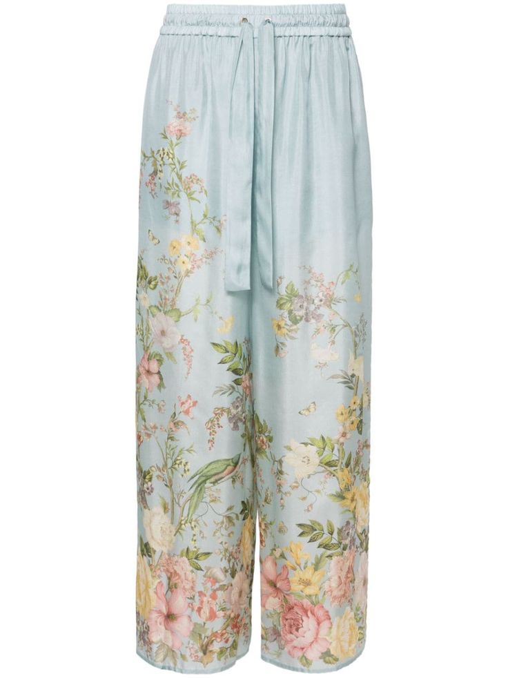 ZIMMERMANN Waverly high-waist Palazzo Trousers - Farfetch