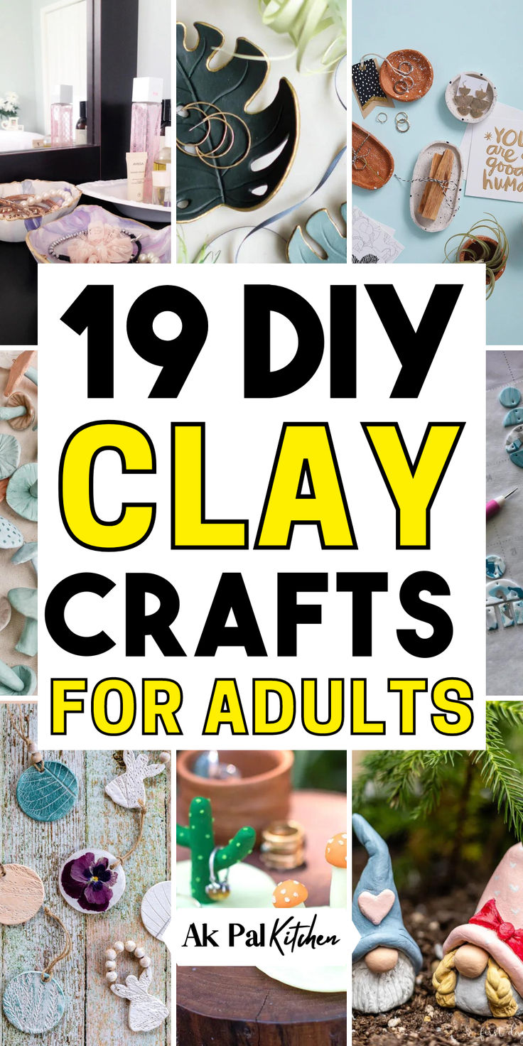 Unleash your creativity with engaging clay crafts suitable for all ages. Explore easy and enjoyable clay crafts for adults that include hands-on DIY clay projects. Discover the versatility of clay with polymer clay crafts, and air-dry clay crafts. Dive into the art of clay sculpting and handmade clay jewelry. Add a personal touch to your space with charming clay ornament ideas, and figurine crafts. Transform your home with unique home decor clay crafts, making each piece a true work of art. Clay Crafts For Adults, Polymer Clay Projects Diy, Homemade Clay, Polymer Clay Gifts, Diy Air Dry Clay, Air Dry Clay Projects, Sculpey Clay, Crafts For Adults, Diy Crafts For Adults