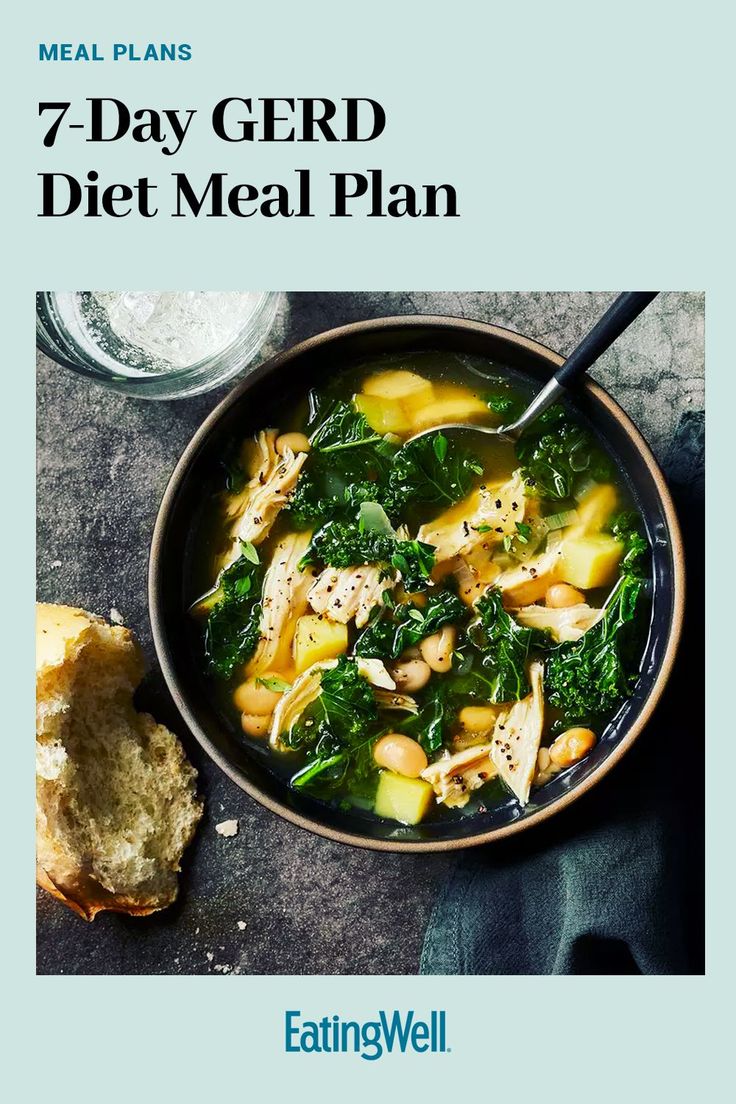 If you're among the 20% of U.U. adults who struggle with GERD, follow this 7-day GERD meal plan to learn what foods to focus on and what to limit. Gerd Meal Plan Recipes For, Gastrointestinal Diet Recipes, Foods To Eat When You Have Gerd, Chicken Recipes For Gerd Diet, Gerd Instant Pot Recipes, Meal Plan For Gerd, Gerd Diet Recipes Crock Pot, Diet For Gerd Easy Recipes, Gerd Healing Diet