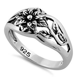 Sterling Silver Rings | Silver Jewelry 70% Below Retail �– Page 2 – Dreamland Jewelry Plain Silver Rings, Silver Flower Ring, Gothic Rings, Silver Jewels, Fame Dr, Sterling Silver Filigree, Sterling Silver Flowers, Flower Heart, Flower Ring