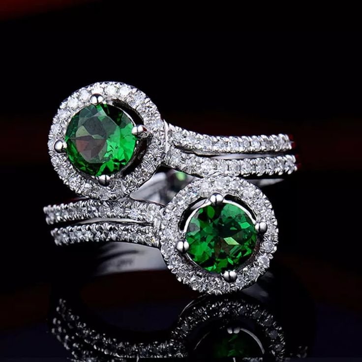 Welcome to Elegant Art Jewelry!  Stone: Natural Tsavorite Stone Weight:. 1.03ct (5.5mm×5.5mm) Side Stone: Natural Diamond Weight:. 0.63ct Metal: 14k White Gold Gold Weight:. 5.36 gram Personalization: 9K/14K/24K/GOLD/SILVER/PLATINUM/ROSE-GOLD/WHITE GOLD. (Contact me)  Tsavorite Ring, Tsavorite Cuff Ring, 14k White Gold Ring, Round Shape Ring, Tsavorite Ring, Tsavorite Engagement, Open Design Ring, Tsavorite Round, Tsavorite Natural, Green Topaz, Green Gemstone, Gemstone Ring, Wedding Ring, Engag Green Cubic Zirconia Diamond Ring With Halo Design, Green Halo Diamond Ring For Anniversary, Green Diamond Halo Ring In Round Cut, Green Emerald Halo Diamond Ring, Green Emerald Ring With Halo Style Fine Jewelry, Green Diamond Ring With Halo, Formal Green Cubic Zirconia Halo Ring, Green Ring With Halo Design For Anniversary, Green Emerald Ring With Halo Round Cut