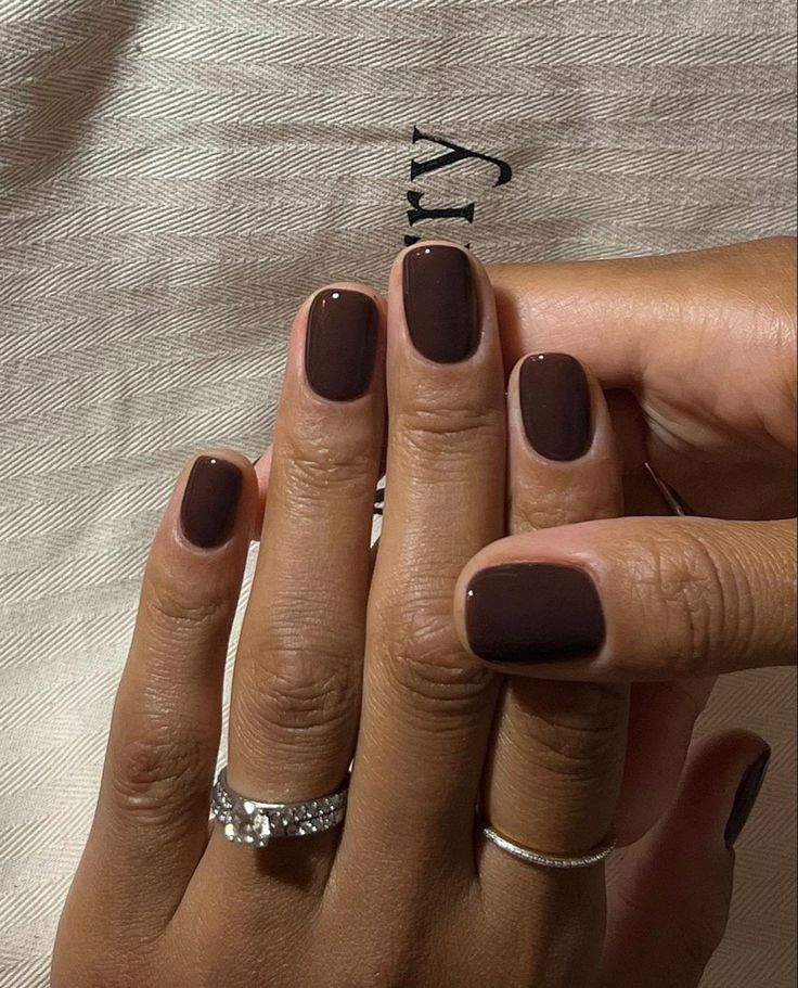 Popular Nail Colors, Kutek Disney, September Nails, Nagel Tips, Smink Inspiration, Makijaż Smokey Eye, Thanksgiving Nails, Popular Nails, Brown Nails