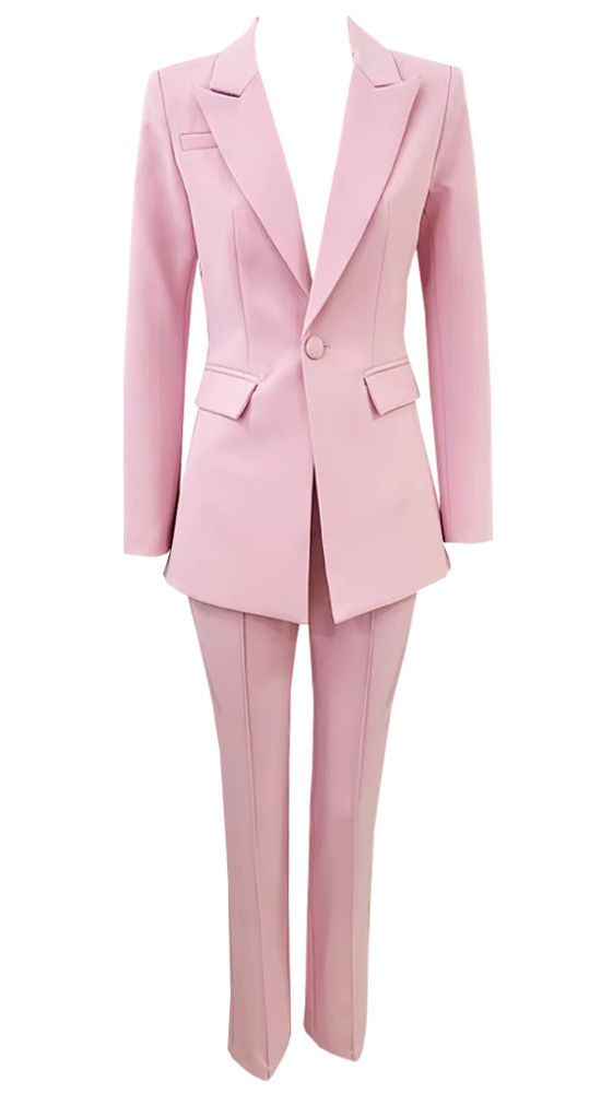 Long Sleeve Suit Blush Pink -

Color: Blush pink
V-neck
Long sleeves
Button detail
Pocket detail
Lined
Length: Maxi

Style: homecoming dresses, hoco dresses, fall 2024 fashion trends, fall fashion 2024, fall outfits, fall outfits 2024, fall fashion, fall outfit inspo 2024, fall outfits women, dress to impress, september outfits, easy fall outfits, fall going out outfits, pink suits, suits, pink blazers, pink pants, two piece sets Fall Going Out Outfits, September Outfits, Celebrity Inspired Dresses, Long Sleeve Suit, Simple Fall Outfits, Pink Suit, Maxi Styles, Color Blush, Pink Blazer