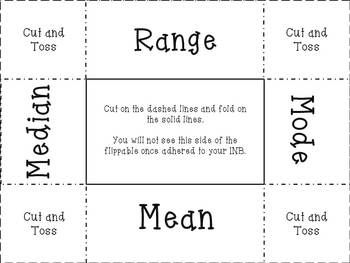 MEAN, MEDIAN, MODE AND RANGE FLIPPABLE - TeachersPayTeachers.com Data Analysis Activities, Mean Median Mode, Math Foldables, Math Fluency, Math Magic, Math Madness, Math Notebook, Math Interactive Notebook, Math About Me