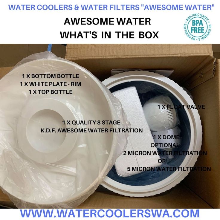 the water coolers and filters awesome water what's in the box