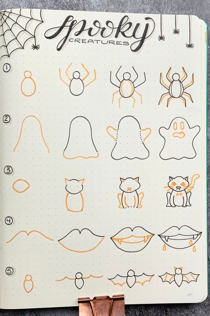 Doodles Spooky, Halloween Art Drawing, Ghost Artwork, Bullet Journal Halloween, Easy Halloween Drawings, Helloween Wallpaper, Halloween Doodles, Halloween Creatures, Fall Drawings