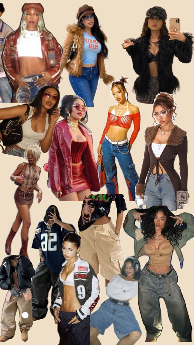 2000s Latina Fashion, 90s Hip Hop Outfits, 2000s Fashion Outfits Party, Chica Hip Hop, 90s Outfits Party, 2000s Fashion Inspiration, Boardpanda Pins, Y2k Party Outfit, 2000 Outfits