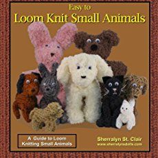 the book cover for easy to learn knit small animals with pictures of dogs and cats