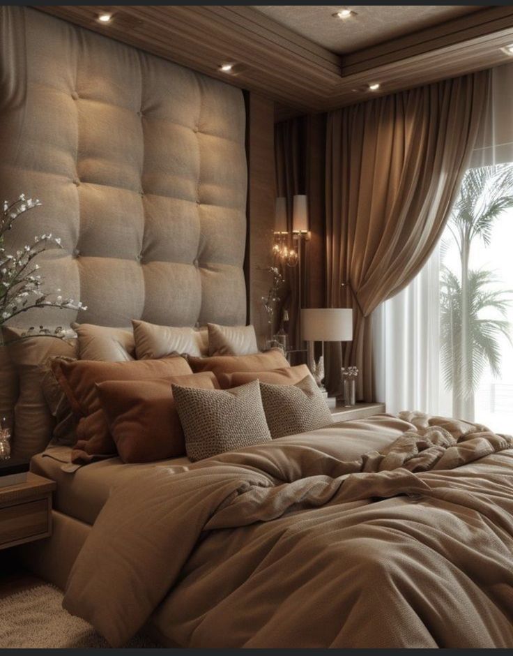 Luxury Room Bedroom, Classy Bedroom, Apartment Decor Inspiration, Bedroom Refresh, Room Makeover Bedroom, Master Bedrooms Decor, Decor Home Living Room, Master Bedrooms, Room Inspiration Bedroom