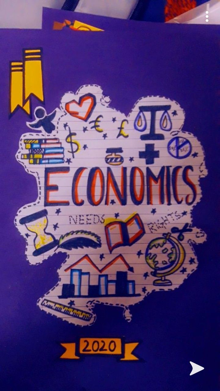 a purple book with the words economic on it