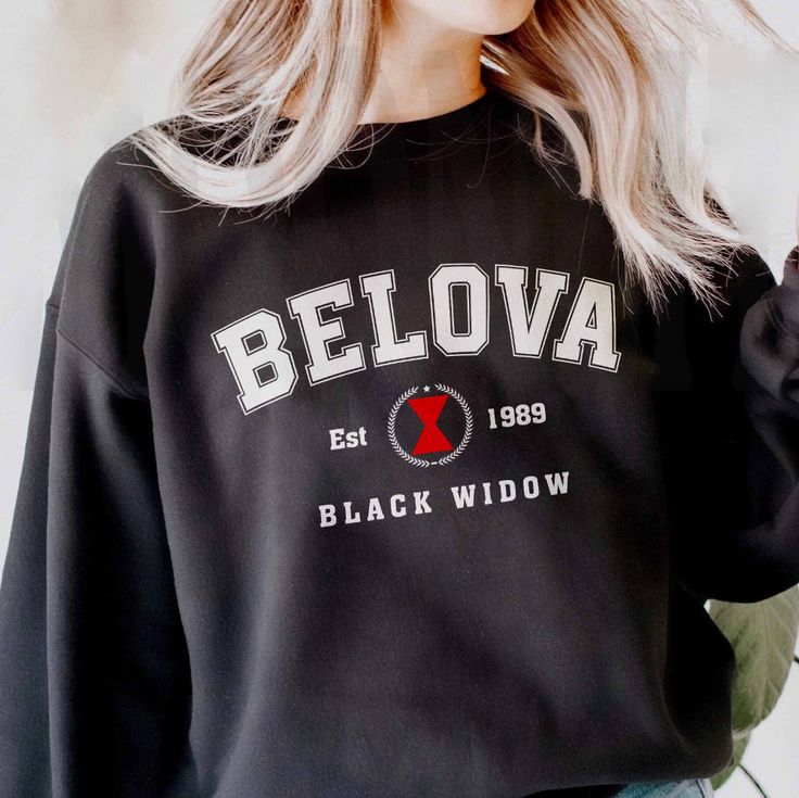 Etsy Sweatshirts, 1989 Shirt, Avengers Outfits, Geek Shirts, Color Combos Outfit, Marvel Clothes, Marvel Hoodies, Yelena Belova, Super Hero Outfits