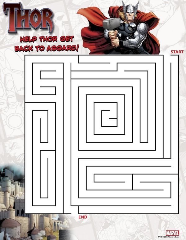 a maze with thor on it and the words help them get back to avengers written below