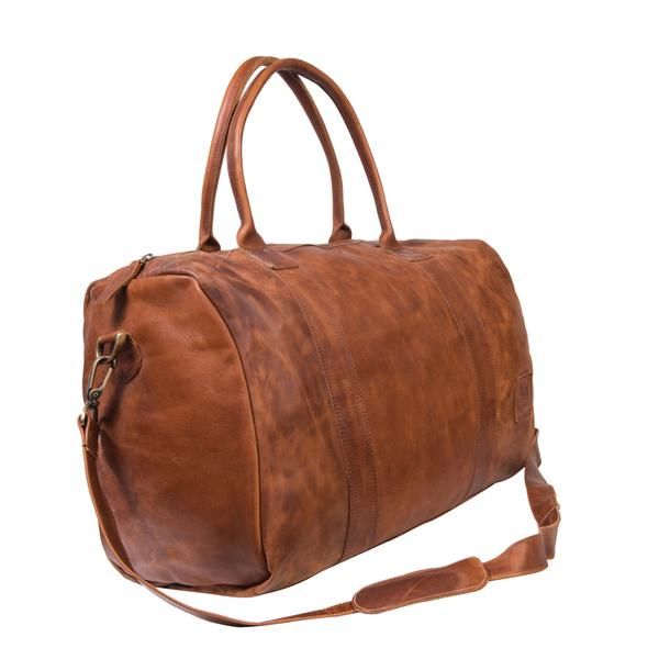 The Cortes Classic Cognac Travel Bag For Everyday, Classic Cognac Weekender Bag With Leather Lining, Classic Cognac Weekender Bag With Leather Handles, Classic Travel Bag With Leather Lining For Everyday Use, Leather Travel Bag For Daily Use, Classic Leather-lined Satchel Weekender Bag, Leather Weekender Bag With Leather Lining For Travel, Leather Travel Bag With Leather Lining For Daily Use, Classic Satchel Weekender Bag With Leather Lining