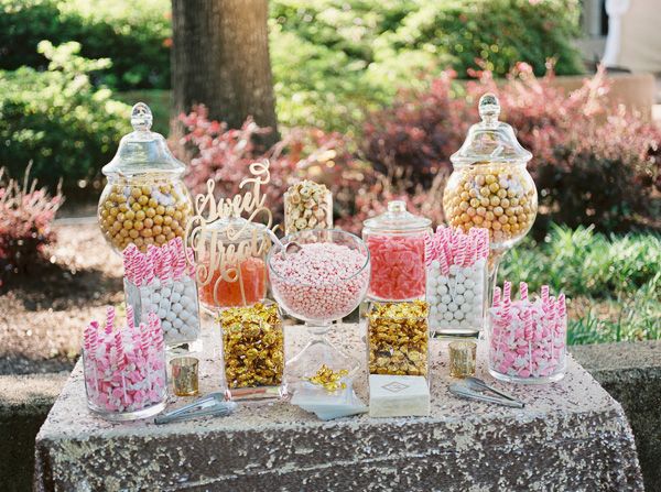 a table topped with lots of candy and candies