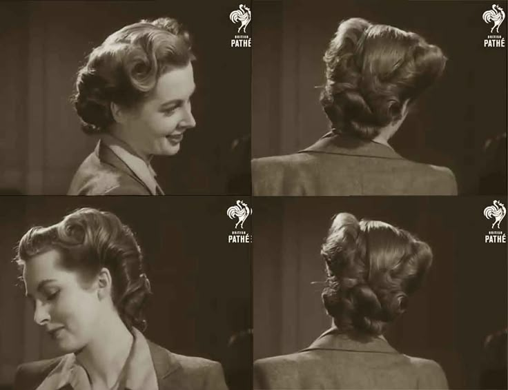 1940s-hairstyle-american-wartime-hairdos-1944- 1940 Hairstyles, 1940's Hairstyles, 1940's Hair, 1940s Hair, 40s Hairstyles, Vintage Hairstyles Tutorial, 1940s Women, Historical Hairstyles, 50s Hairstyles