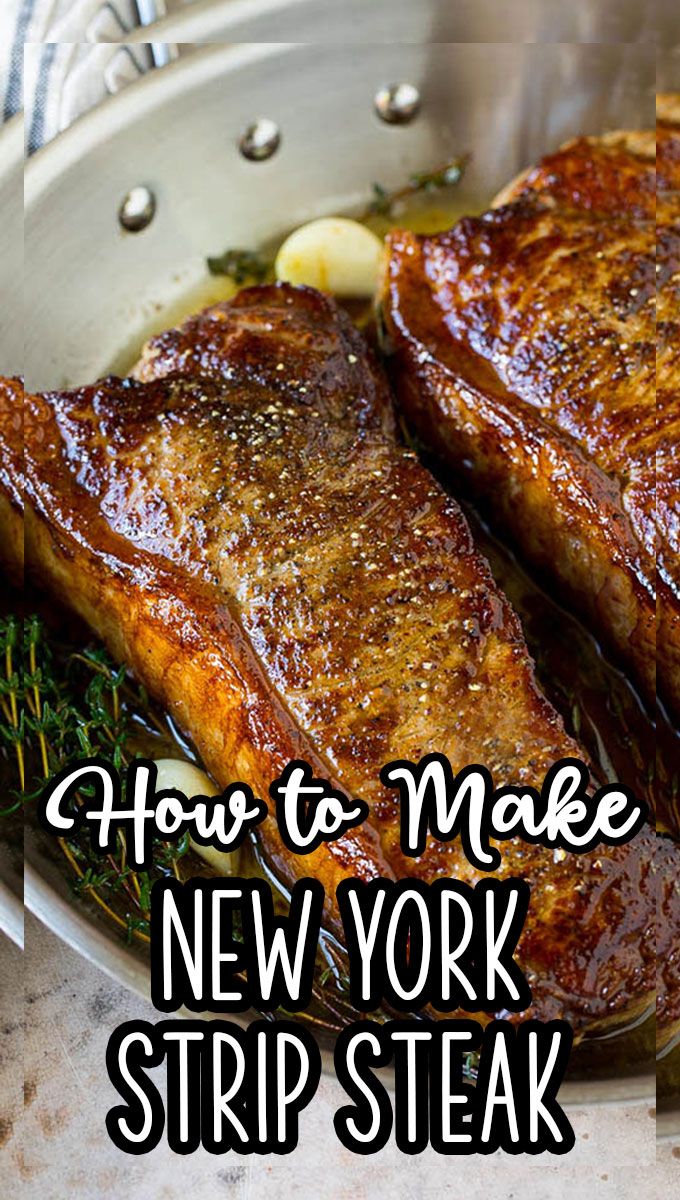 how to make new york strip steak