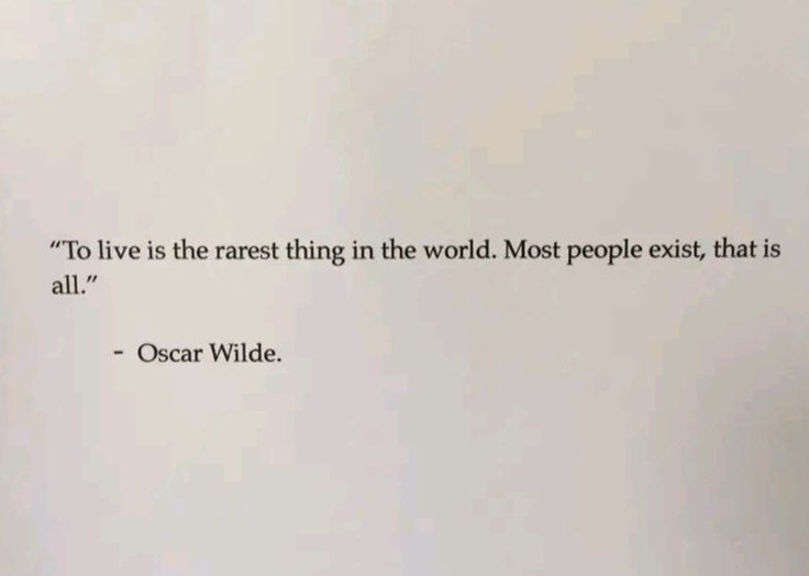 oscar wilde quote on white paper with black ink