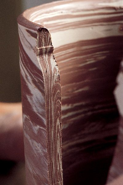 a close up of a chocolate cake on a table