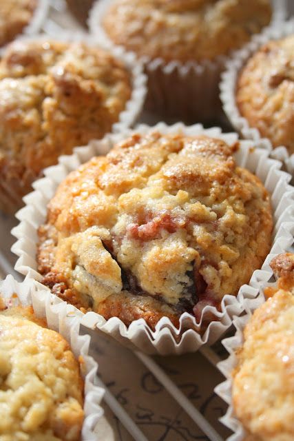 several muffins sitting on top of a cooling rack