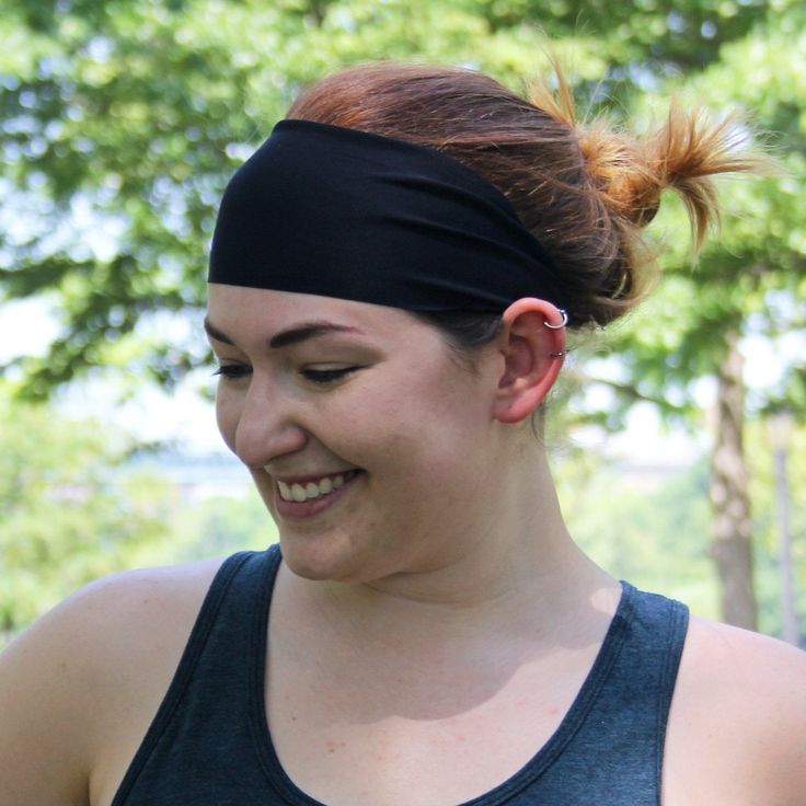 Keep your hair out of the way in style during your next run or workout with our Unlined Band, a thin, lightweight performance headband or sweatband. Made of a single layer of breathable spandex, it works as well for everyday wear as it does as any athletic activity you get up to. Like the rest of our bands, it has zero pressure points, so you can enjoy all day comfort with no pinching or headaches. Simply pull our Unlined Band slightly below your hairline, and it will stay put to let you focus o Indoor Workout, Get Up, Solid Black, It Works, Everyday Wear, In Style, Spandex, Band, Hair