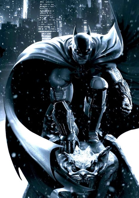 the dark knight rises movie poster with batman sitting on top of his batmobile in the snow