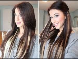 Dark brown hair with blonde highlights underneath<3 And highlight with extensions for no damage healthy blonde ! I wannnnt my hair like this ! Blonde Highlights Underneath, Highlights Underneath, Dark Brown Hair With Blonde Highlights, Luxy Hair Extensions, Peekaboo Highlights, Luxy Hair, Brown Hair With Blonde Highlights, Brown Blonde Hair, Dark Brown Hair