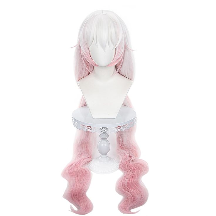 PRICES MAY VARY. 【Cos Role Theresa Apocalypse】With the popularity of COSPLAY,the convenient Anime Honkai: Star Rail Theresa Apocalypse wig will become a must-have COS tool for you.In addition to cos role playing activities,it is also a tool to enhance daily aesthetics.For you who are fashionable and changeable,Hokai cosplay wigs are a quick and easy way to change. 【Material】100% imported premium heat friendly synthetic high temperature silk wig,which has the characteristics of softness,smoothnes Pink Gradient Hair, Apocalypse Cosplay, Pastel Pink Wig, Theresa Apocalypse, Cos Shorts, Gradient Hair, How To Wear A Wig, Hair Wigs For Women, Game Party