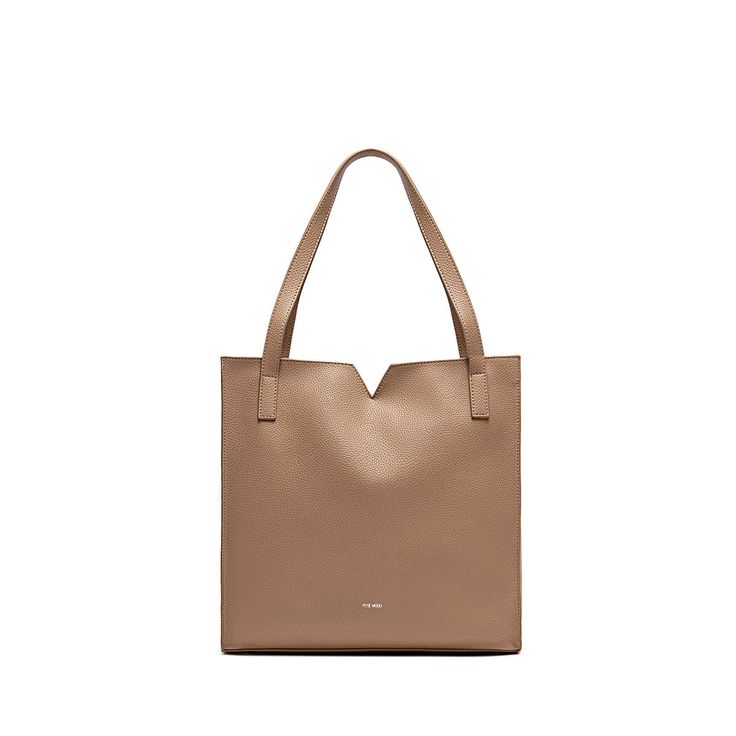 BAG Alicia Tote II - Latte Pebbled Taupe Textured Leather Tote Shoulder Bag, Textured Leather Travel Bags In Taupe, Taupe Textured Leather Travel Bag, Modern Taupe Shoulder Bag For Everyday Use, Modern Taupe Shoulder Bag For Everyday, Everyday Soft Leather Bag In Taupe, Everyday Taupe Soft Leather Bag, Everyday Taupe Leather Bag, Modern Taupe Bag For Everyday Use