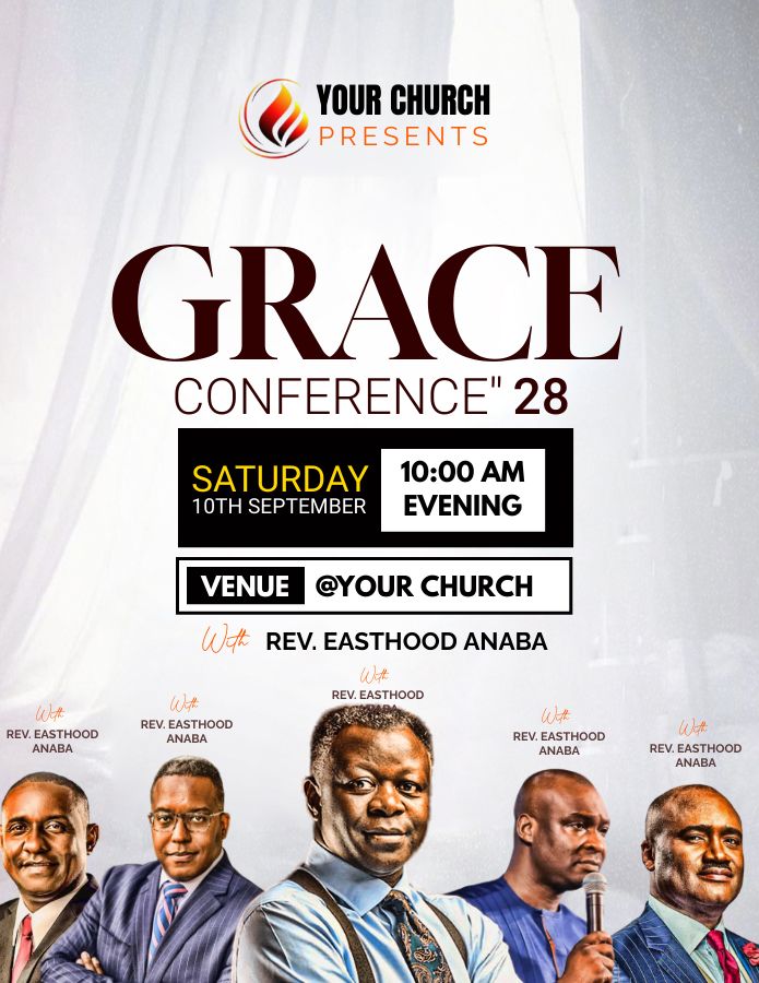 a group of men standing next to each other in front of a white wall with the words grace conference on it