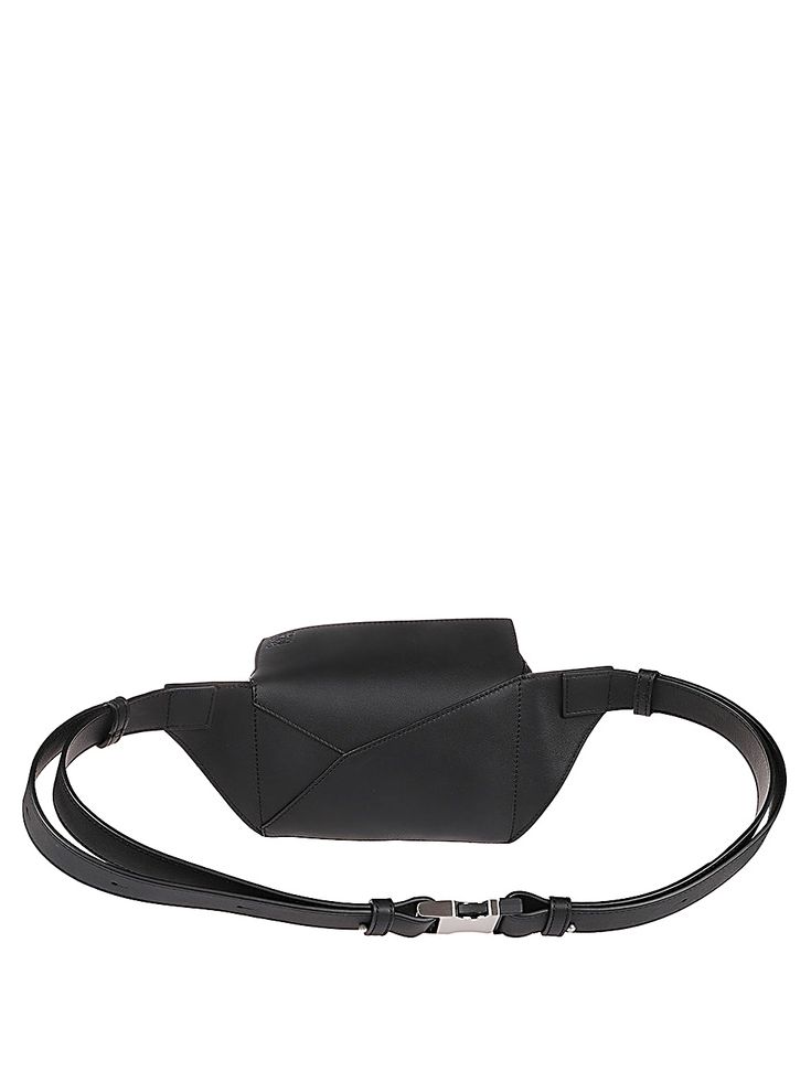 Leather pouch by Loewe. This item is in size UNI and the color is Designer Belt Bag With Removable Pouch For Daily Use, Designer Belt Bag With Removable Pouch, Designer Leather Belt Bag For Travel, Designer Black Leather Pouch, Designer Leather Rectangular Pouch, Designer Rectangular Formal Belt Bag, Designer Formal Rectangular Belt Bag, Modern Leather Pouch With Leather Lining, Leather Mobile Phone Pouch For Evening