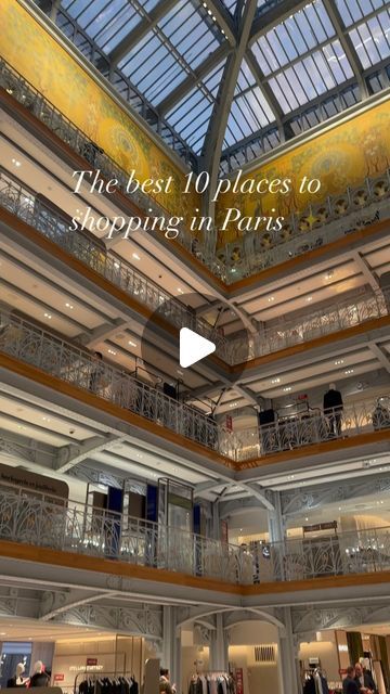 the best 10 places to shopping in paris