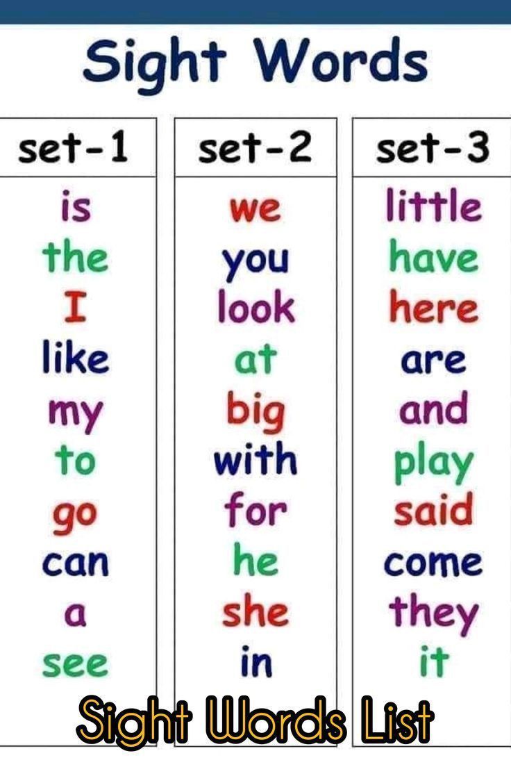 Sight Words List First Words To Read, How To Teach Sight Words, Sight Words Craft, Frequency Words Kindergarten, Sight Words For Preschool, Sight Words Preschool, High Frequency Words Kindergarten, Cvc Word List, Sight Word Activities For Kindergarten