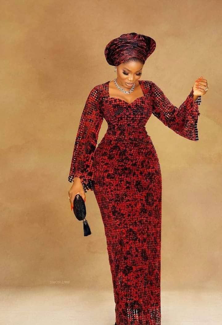 Short Sleeve Asoebi Styles, Lace Pencil Gown Styles Nigeria, Long Gown For Ankara, Lace Straight Gown Styles Nigerian, Lace Gowns For Women, Nigerian Lace Styles Dress 2024, Lace Styles For Mothers, Lace Asoebi Gown Styles, Aso Ebi Dresses Lace Nigerian Fashion