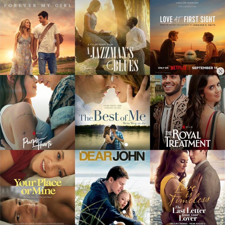 many movies are shown in this collage, including the twilight saga and love at first sight