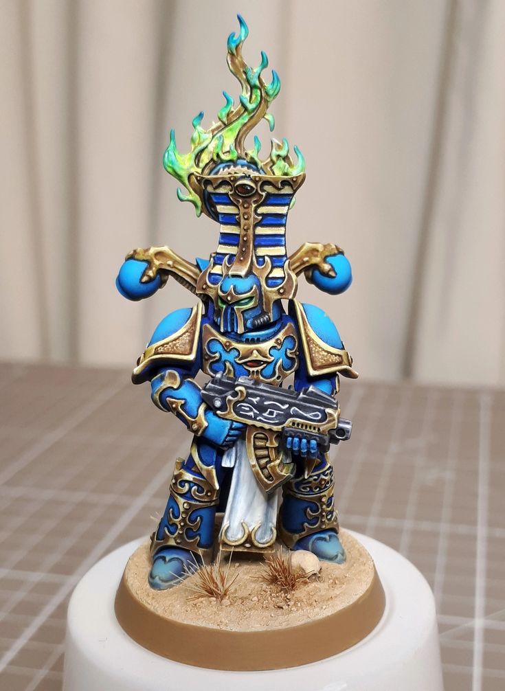 1000 Sons 40k, Warhammer Chaos Space Marines, Warhammer 40k Thousand Sons Miniatures, Warhammer Thousand Sons, Thousand Sons 40k Paint Schemes, Thousand Sons 40k Miniatures, Tzeentch Art, Thousand Sons 40k, Warhammer 40k Thousand Sons