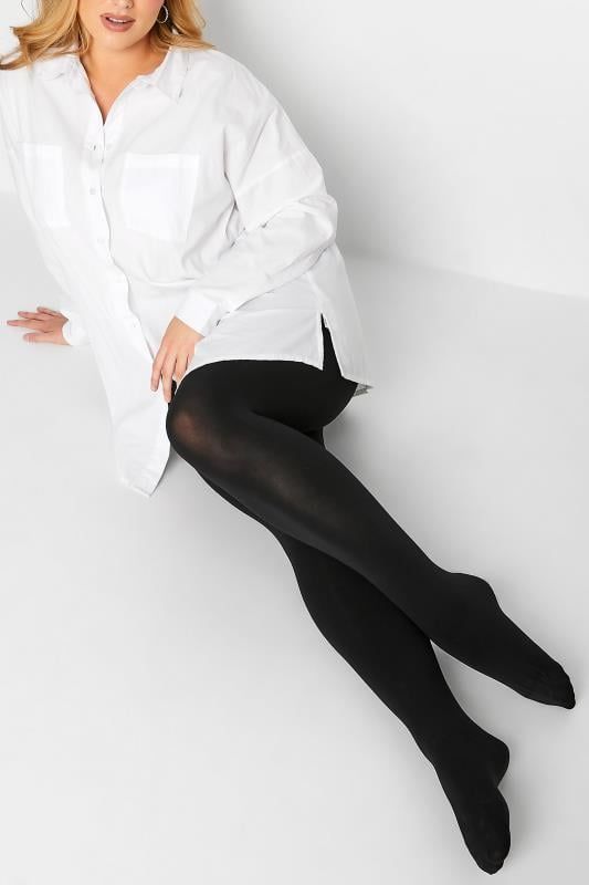 Shop Black 90 Denier Microfibre Premium Tights at Yours Clothing. Discover women’s plus size clothing in sizes 10-36 with fast delivery. Animal Print Dress Casual, Staple Tops, Petite Leggings, Plus Size Tights, Pantyhose Fashion, Tall Fashion, Curve Fashion, Nightwear Women, Plus Size Black