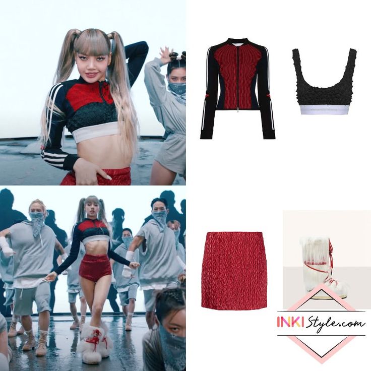 BLACKPINK Lisa's Outfits For Her 'Money' Exclusive Performance Video #kpop #kpopfashion #koreanfashion #blackpink #lisa Lisa's Outfits, Rock Star Outfit, Money Clothes, Blackpink Outfits, Bestie Outfits, Kpop Concert Outfit, Korean Casual Outfits, Popular Outfits, Cute Cosplay