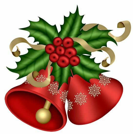 a christmas bell with holly leaves and red berries on it, transparent background png