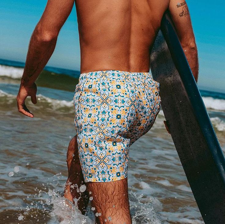 Belonging to our Eco-Collection, these shorts are handmade in Portugal from finely woven fabric made from recycled ocean plastic and ghost fishing nets. Designed for active men, this collection is designed for fit, comfort, durability, style and of course having an awesome summer with plenty of sea, sun, surf and afterwards we'll catch you at the beach bar. See you there! Ghost Fishing, International Clothing, Fishing Nets, Short Waist, Trouser Jeans, Swim Shorts, Swim Trunk, Woven Fabric, Surfing