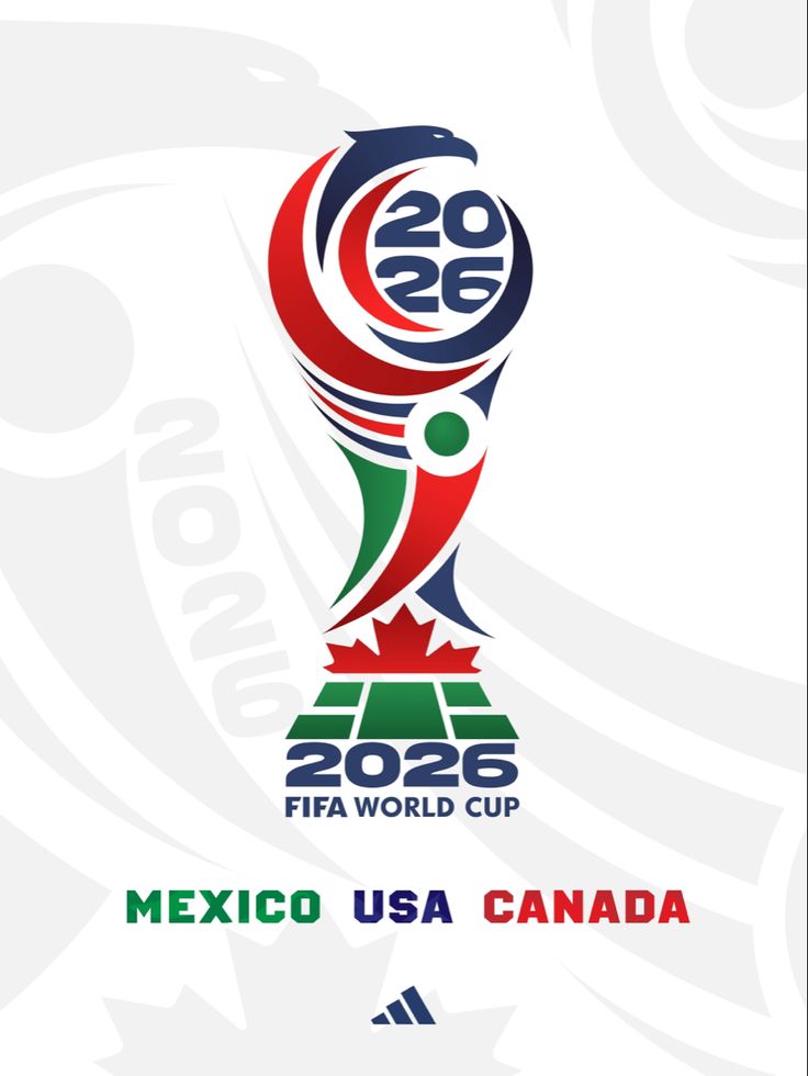 the official logo for the world cup in mexico, usa and canada on a white background