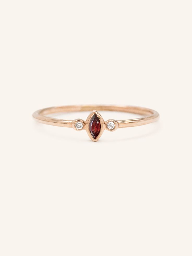 A transition of life. The season of fall is perfectly encapsulated in this marquise diamond ring. With your choice of gemstone, this dainty and minimalist ring is stunning to wear every day - alone or stacked with your other pieces. Dainty Marquise Rose Gold Rings, Marquise Rose Gold 14k Rings, 14k Rose Gold Marquise Rings, Marquise Birthstone Ring In 14k Gold, 14k Gold Marquise Birthstone Ring, Delicate Marquise Rose Gold Rings, Dainty Marquise Rose Gold Diamond Ring, Delicate Marquise Diamond Ring In 14k Gold, Delicate 14k Gold Marquise Diamond Ring