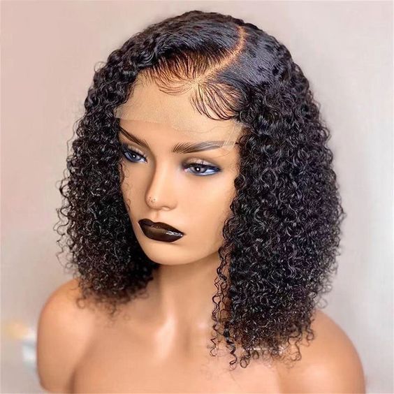 Short Curly Bob Hairstyles, 12 Inch Hair, Curly Bob Wig, Frontal Wig Hairstyles, Curly Bob Wigs, Short Human Hair Wigs, Bob Lace Front Wigs, Short Curly Bob, Curly Human Hair Wig