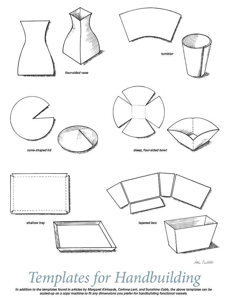 the instructions for how to make paper vases