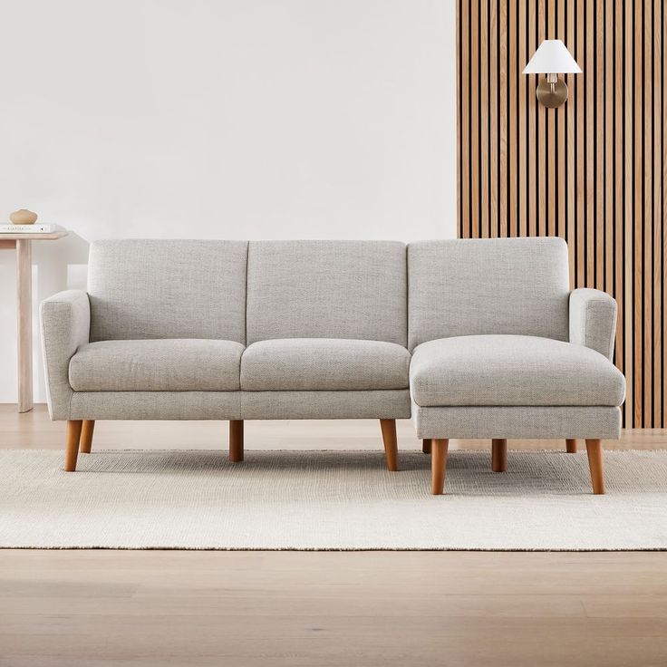 Oliver 2 Piece Chaise Sectional | Sofa With Chaise West Elm Living Room, Small Sectional, Small Sectional Sofa, Small Couch, Cool Couches, Sectional Sofa With Chaise, Living Room Sofa Design, Modern Sofa Sectional, Modern Sectional