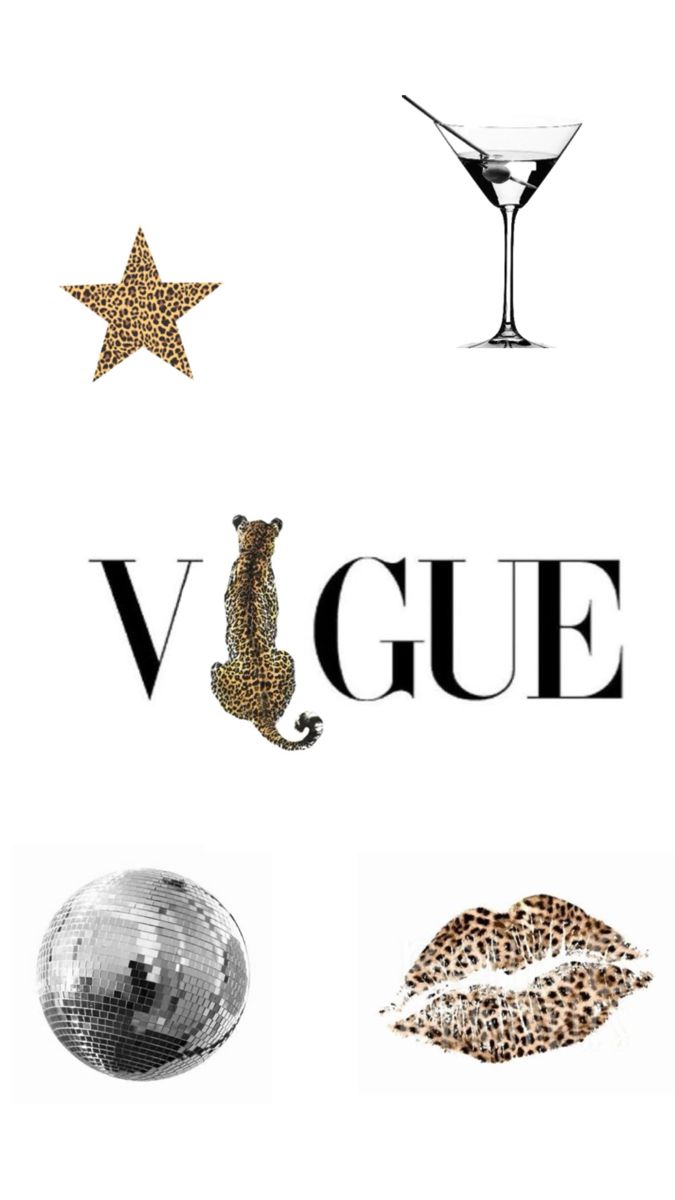 the word vivege is surrounded by different types of lipstick, glasses and leopard print